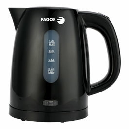 Fagor Teya Noir Hervidor de agua 1 l