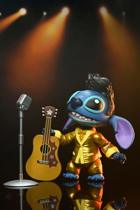 Lilo & Stitch Figura Ultimate Gold Suit Elvis Stitch 18 cm
