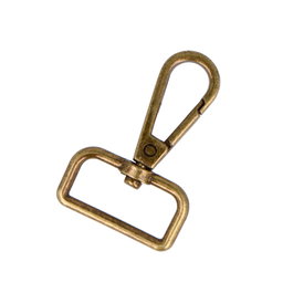 Innspiro Mosquetón Anilla Rectangular Oro Viejo 26 mm (5 unidades)