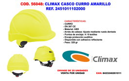 CLIMAX Casco Finstock Amarillo