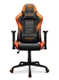 Cougar Silla Armor Elite - Silla Gaming para PC, Acolchada, Inclinación 90-160°, Negro/Acero, Hasta 120 kg