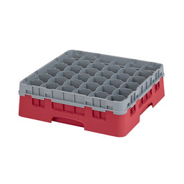 CAMBRO - 36S418-416 - Cesta de lavado 36 comp. 1 altura - 7,2 cm Ø máx. - alt. máx. 11,8 cm - 50 x 50 x 14,3 cm - Arándano