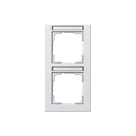 GIRA 110229 Marco para 2 módulos BSF blanco puro vertical GIRA 110229 Marco para 2 módulos BSF blanco puro vertical