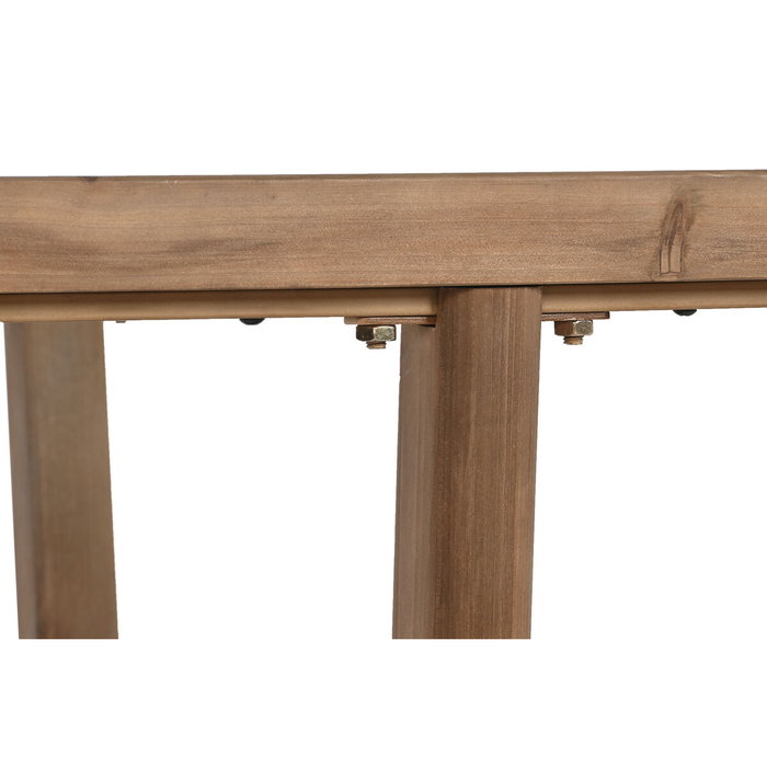 DKD Home Decor Mesa de Centro Abeto y Cristal 120x60x43 cm Marrón Natural DKD Home Decor Mesa de Centro Abeto y Cristal 120x60x43 cm Marrón Natural