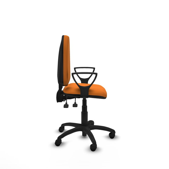PIQUERAS Y CRESPO Silla de oficina Aýna Naranja con mecanismo Asincro