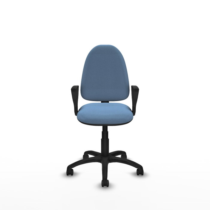 PIQUERAS Y CRESPO Silla de oficina Aýna Azul cielo con Brazos Fijos