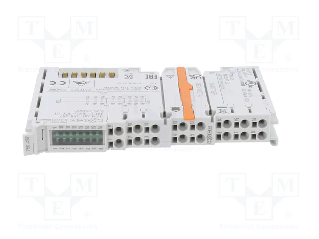 WAGO Módulo de automatización de entrada analógica 750-497