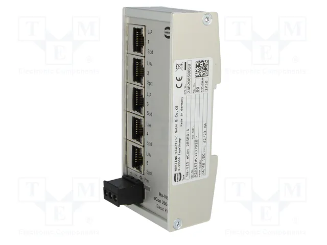 HARTING Ha-VIS eCon 2000 Fast Ethernet Switch Ethernet no administrado HARTING Ha-VIS eCon 2000 Fast Ethernet Switch Ethernet no administrado