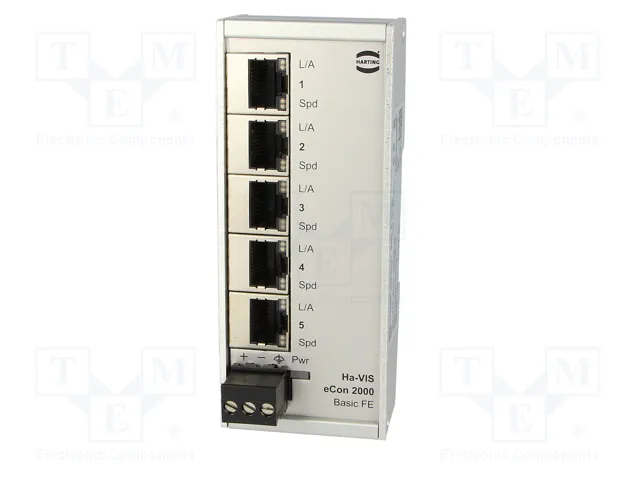 HARTING Ha-VIS eCon 2000 Fast Ethernet Switch Ethernet no administrado HARTING Ha-VIS eCon 2000 Fast Ethernet Switch Ethernet no administrado