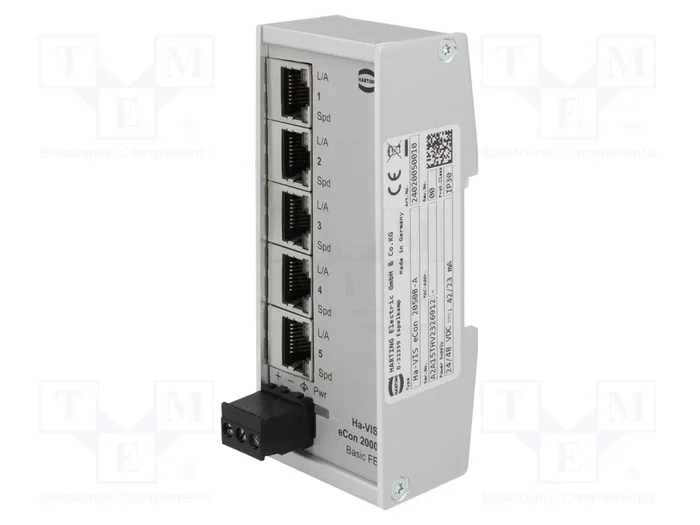 HARTING Ha-VIS eCon 2000 Fast Ethernet Switch Ethernet no administrado HARTING Ha-VIS eCon 2000 Fast Ethernet Switch Ethernet no administrado