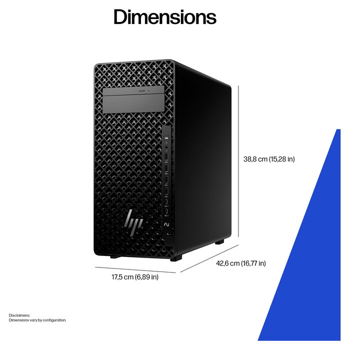 HP Z2 Tower G1i Workstation Intel Core Ultra 9 285K 64GB 2TB SSD W11P