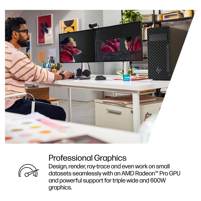 HP Z2 Tower G1i Intel Core Ultra 9 285K 64GB 2TB SSD Windows 11 Pro Black