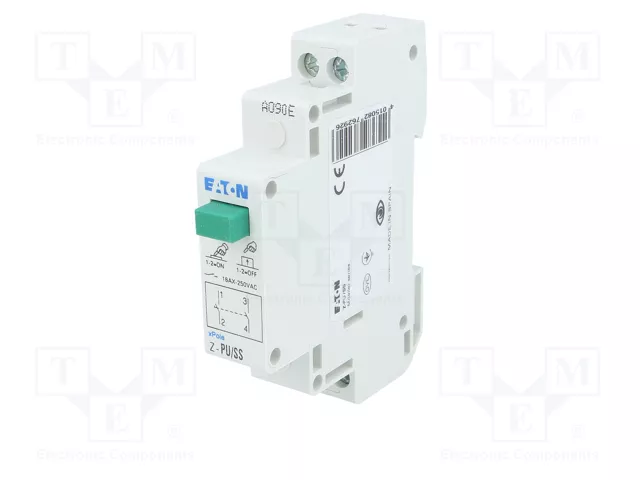 EATON ELECTRIC Interruptor de botón Z-PU verde EATON ELECTRIC Interruptor de botón Z-PU verde