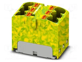 PHOENIX CONTACT PTFIX 6X4 GNYE Conector de carril