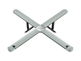 Conceptronic THANA11G Soporte para portátil Gris, 17.3 pulgadas, 8 niveles