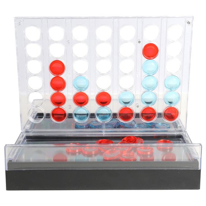 Mister Gadget Juego 4 En Raya Led Plástico Transparente