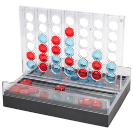 Mister Gadget Juego 4 En Raya Led Plástico Transparente