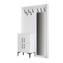 Hanah Home Perchero de recibidor Berlin BC Blanco