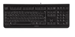 CHERRY KC 1000 - Teclado de Oficina USB con Cable, Diseño QWERTY Español, 109 Teclas, Negro, Plug & Play, Durabilidad 10M Pulsaciones
