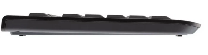 CHERRY KC 1000 - Teclado de Oficina USB con Cable, Diseño QWERTY Español, 109 Teclas, Negro, Plug & Play, Durabilidad 10M Pulsaciones