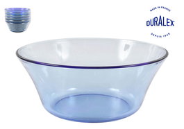 Duralex Ensaladera 23 cm / 2.2L, Colección Marine, Modelo Lys (12 Unidades)