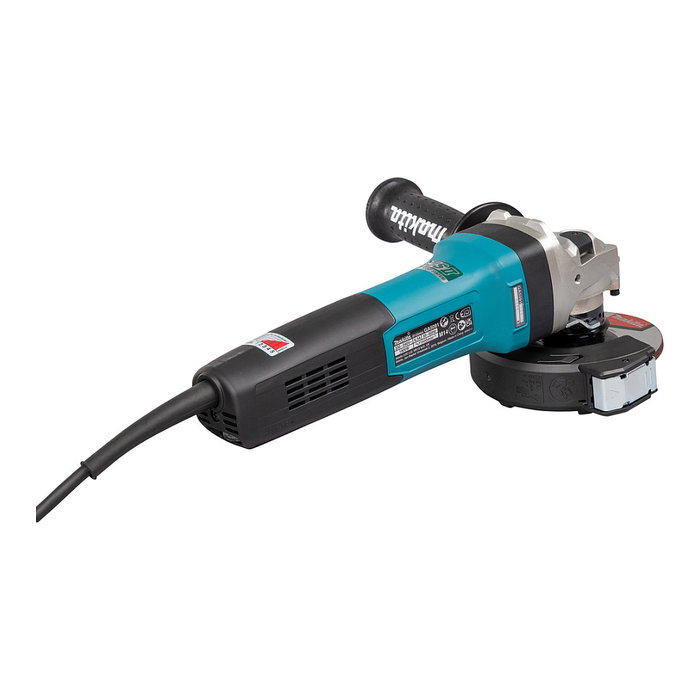 Makita Amoladora Angular GA5091X01, 1900W, 11500 RPM, Disco 125mm, 2.8kg, Corriente Alterna, Velocidad Ajustable, Protección Reinicio