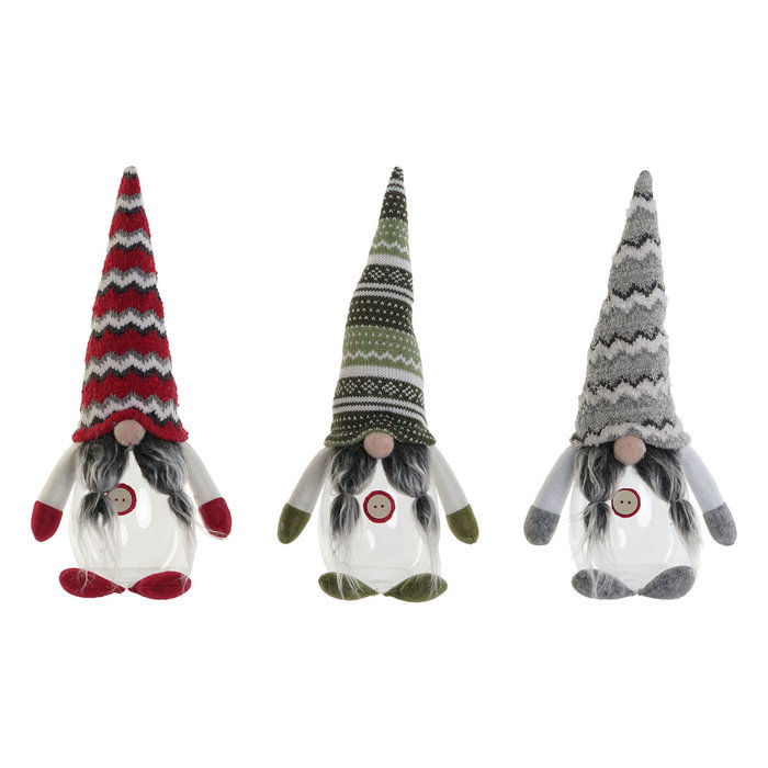 DKD Home Decor Figura de Poliéster Multicolor, Pack de 3