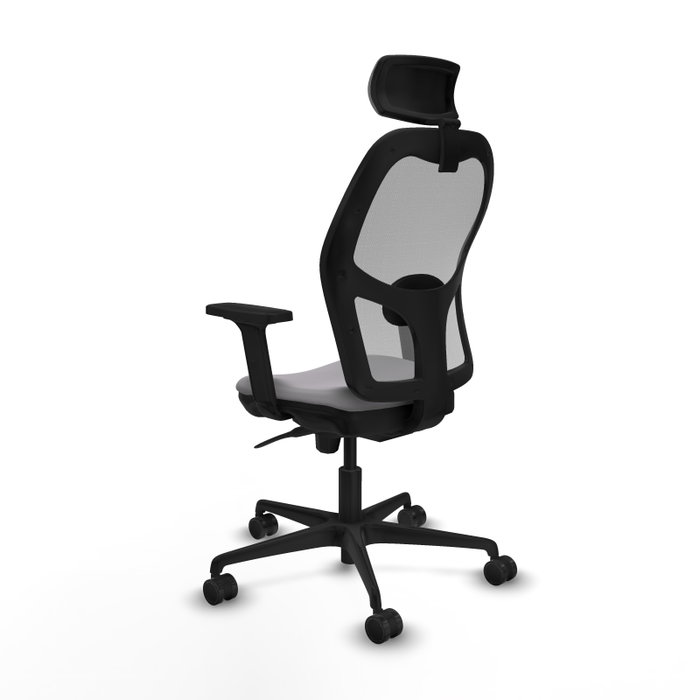 PIQUERAS Y CRESPO Silla de oficina Jorquera con mecanismo Sincro y Similpiel Gris PIQUERAS Y CRESPO Silla de oficina Jorquera con mecanismo Sincro y Similpiel Gris