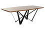 DKD Home Decor Mesa de Comedor Acacia y Metal 220x100x76