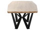 DKD Home Decor Mesa de Comedor Acacia y Metal 220x100x76