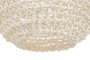 DKD Home Decor Lámpara de Techo de Fibra Trenzada Cruda 60x60x66 cm