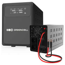 Green Cell UPSLPPC500 UPS de 800VA 500W con pantalla LCD