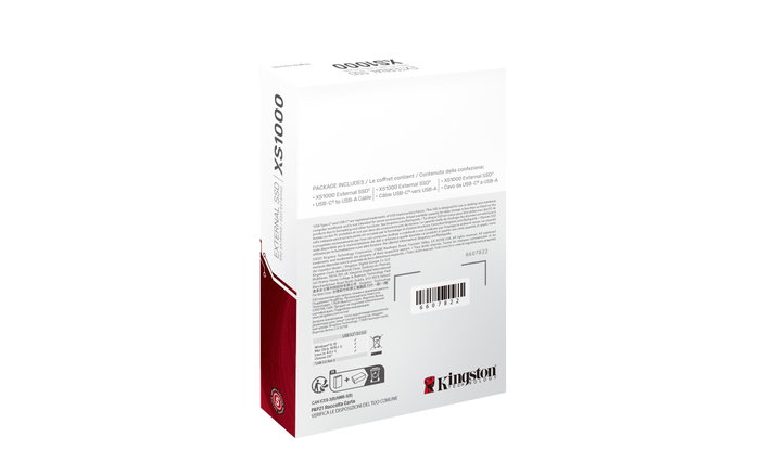 Kingston XS1000 1TB SSD Externo Negro Kingston XS1000 1TB SSD Externo Negro