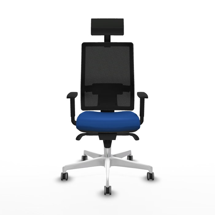 PIQUERAS Y CRESPO Silla de oficina Horna Azul con Mecanismo Sincro PIQUERAS Y CRESPO Silla de oficina Horna Azul con Mecanismo Sincro