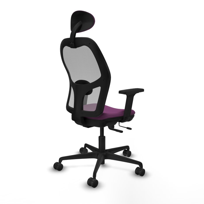 PIQUERAS Y CRESPO Silla de oficina Jorquera con mecanismo Sincro/Traslack, Morado y Gris PIQUERAS Y CRESPO Silla de oficina Jorquera con mecanismo Sincro/Traslack, Morado y Gris