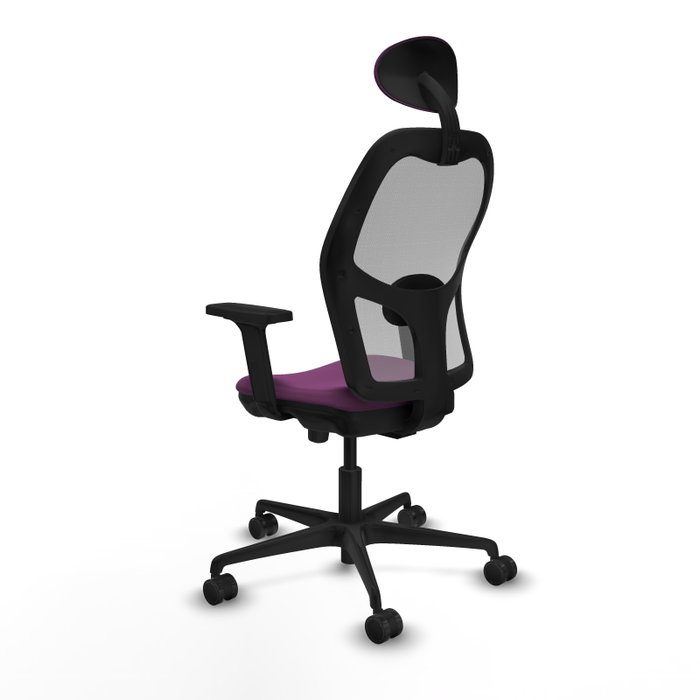 PIQUERAS Y CRESPO Silla de oficina Jorquera con mecanismo Sincro/Traslack, Morado y Gris PIQUERAS Y CRESPO Silla de oficina Jorquera con mecanismo Sincro/Traslack, Morado y Gris
