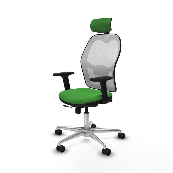 PIQUERAS Y CRESPO Silla de oficina Jorquera Verde con mecanismo Sincro/Traslack PIQUERAS Y CRESPO Silla de oficina Jorquera Verde con mecanismo Sincro/Traslack