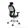 PIQUERAS Y CRESPO Silla de oficina Jorquera Verde con mecanismo Sincro/Traslack