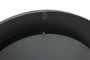 DKD Home Decor Reloj de Pared de Hierro y Cristal Plateado y Negro