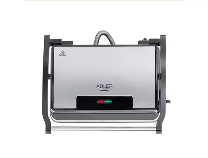 Adler Grill Eléctrico AD3052 1200W con Placas Ajustables y Antiadherentes