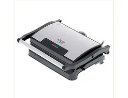 Adler Grill Eléctrico AD3052 1200W con Placas Ajustables y Antiadherentes