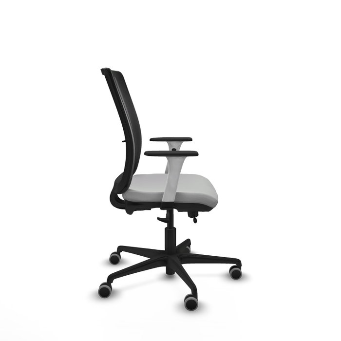 PIQUERAS Y CRESPO Silla de oficina Haches con mecanismo Sincro/Traslack Gris claro y Negro