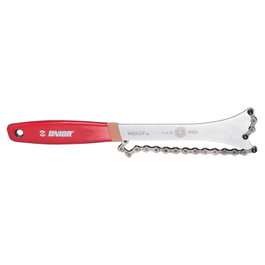 Unior Extractor de cadena para cassettes 6-12 velocidades, mango largo ergonómico, acero al carbono cromado