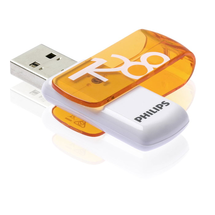 Philips USB 2.0 Vivid Edition Sunrise Orange 128 GB