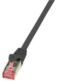 Logilink CQ2033S Cable de Red Ethernet RJ45 Cat6 S/FTP (S-STP) LSZH 1 Metro, Negro