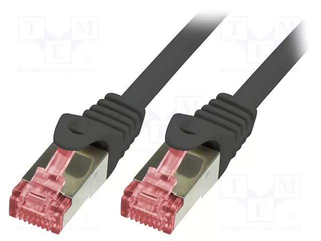 LogiLink Cable de Red Cat.6 S/FTP 1m Negro CQ2033S