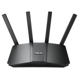 ASUS RT-BE55 Router WiFi 7 Dual Band 2.4GHz/5GHz 3600 Mbps Negro con 4 Antenas, 5 Puertos Gigabit Ethernet, AiMesh Compatible