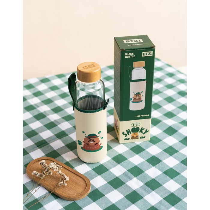 ERIK Botella Cristal Shooky BT21 500ml con Funda de Neopreno