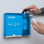 uvex Estación de limpieza de gafas Azul