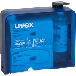 uvex Estación de limpieza de gafas Azul